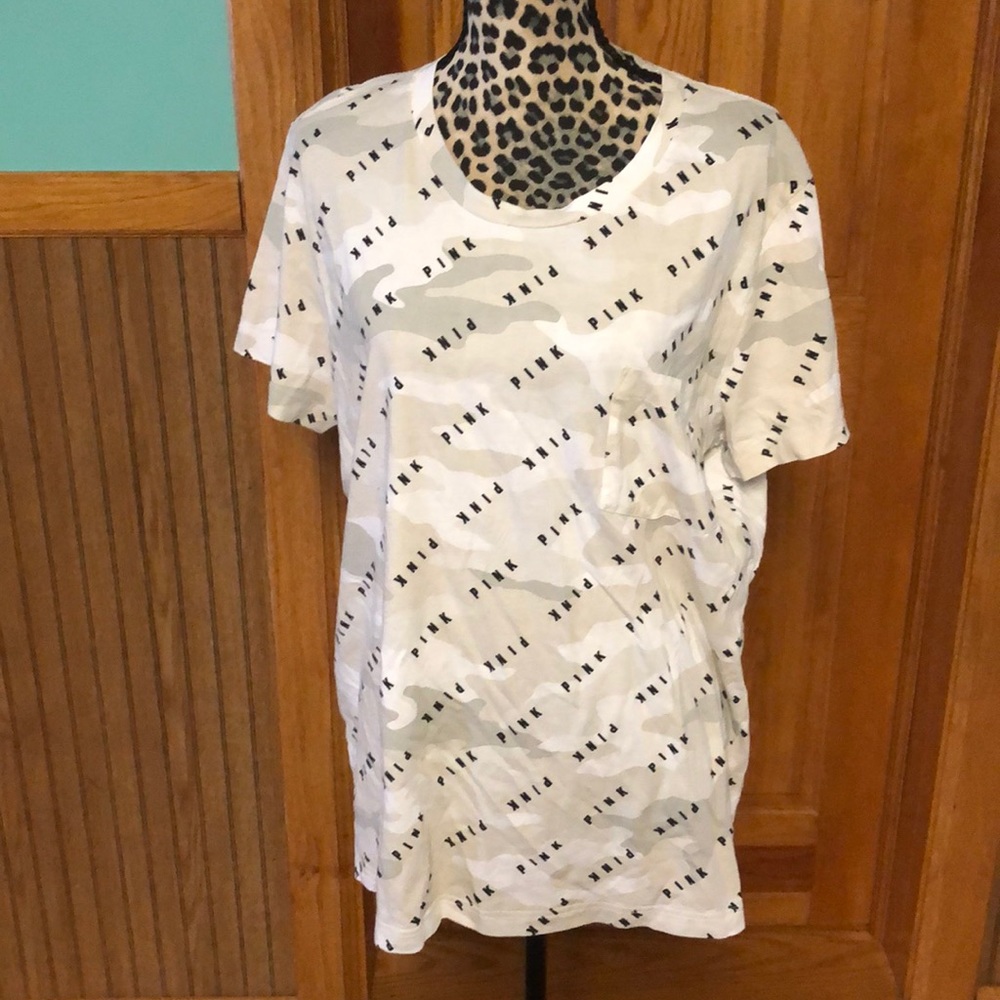 Victoria Secret Pink camo T-shirt